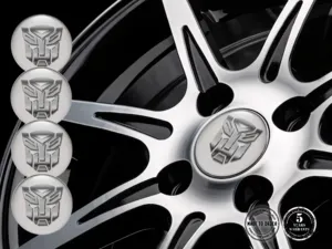 Emblema Ruota Drift Design Sleek Badge Cupola